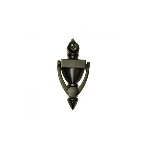 4 Inches Height Door Knocker/Viewer Set Oil Rubbed Bronze 4 Inches Height Door Knocker/Viewer Set Oil Rubbed Bronze