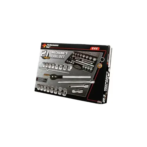 21Pc 3/4" Dr SAE Socket Set 21Pc 3/4" Dr SAE Socket Set