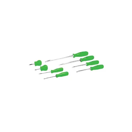 8 Piece Green Screwdriver Set 8 Piece Green Screwdriver Set