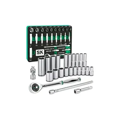 24 Piece 1/4" Drive SAE 24 Piece 1/4" Drive SAE