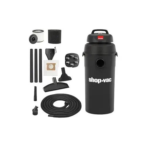 Shop-Vac Wet/Dry Vacuum, 5 gal, 70 cfm Air, Cartridge, 120 V Shop-Vac Wet/Dry Vacuum, 5 gal, 70 cfm Air, Cartridge, 120 V