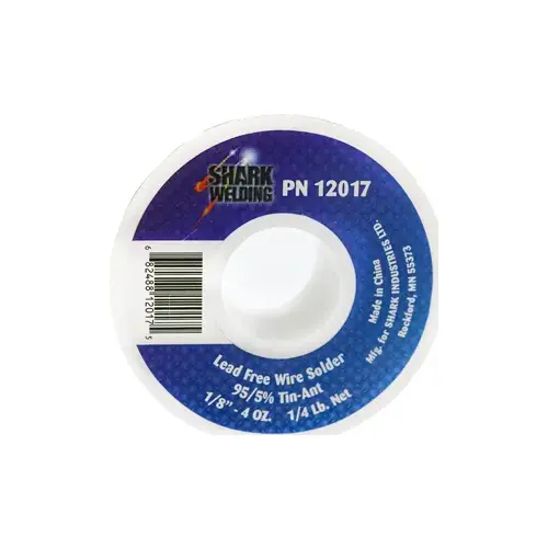 1/8" 95/5% Tin-Ant - 1/4 Lb. 1/8" 95/5% Tin-Ant - 1/4 Lb.