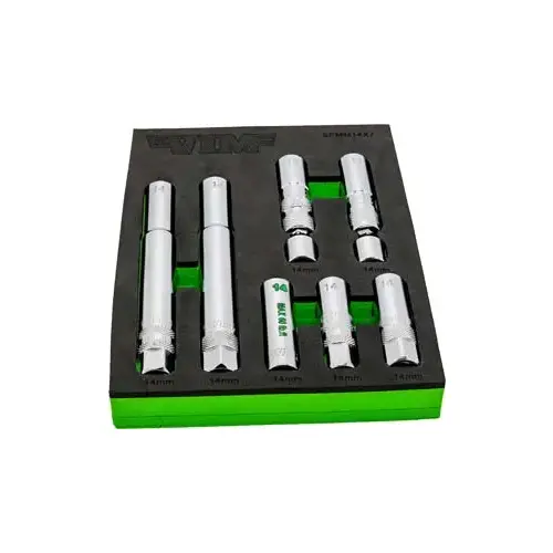 7 Piece 14mm Spark Plug Master 7 Piece 14mm Spark Plug Master