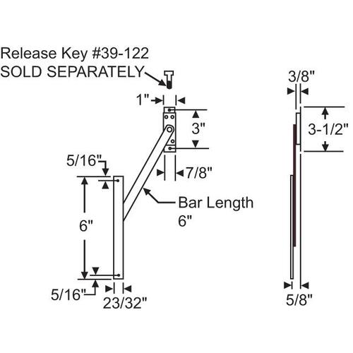 6in FA220SS Limit Device 6in Track 6in Bar 6in FA220SS Limit Device 6in Track 6in Bar