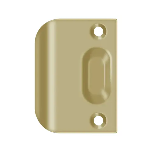 Full Lip Strike Plate For Ball Catch and Roller Catch in Brushed Brass Full Lip Strike Plate For Ball Catch and Roller Catch in Brushed Brass