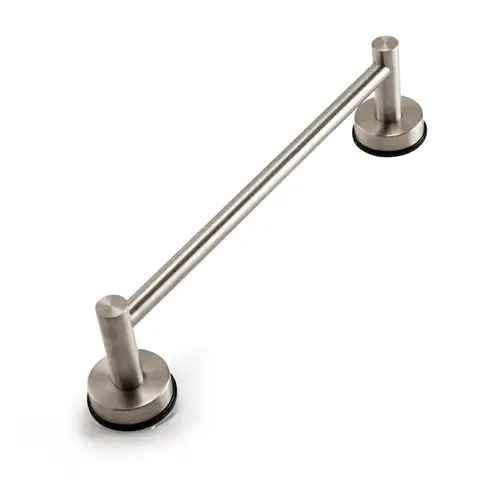 No-Drill Suction 14" Single Sided Towel Bar - Brushed Stainless No-Drill Suction 14" Single Sided Towel Bar - Brushed Stainless