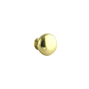 Ultra Hardware 41903 1-1/4 Inches Diameter Round Cabinet Knob Polished Brass