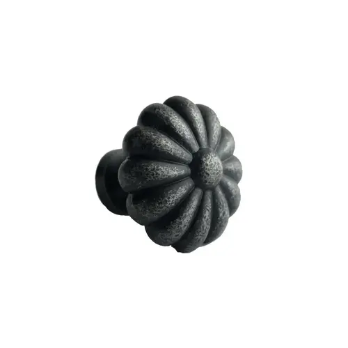 1-3/8 Inches Diameter Designer's Edge Round Floral Cabinet Knob Antique Silver 1-3/8 Inches Diameter Designer's Edge Round Floral Cabinet Knob Antique Silver
