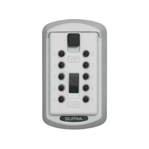 Keysafe Slimline 2-Key, Pushbutton, White