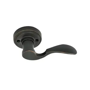 Better Home Products N50910BRT Dolores Park Door Lever Handleset Trim RT Oil Rubbed Bronze