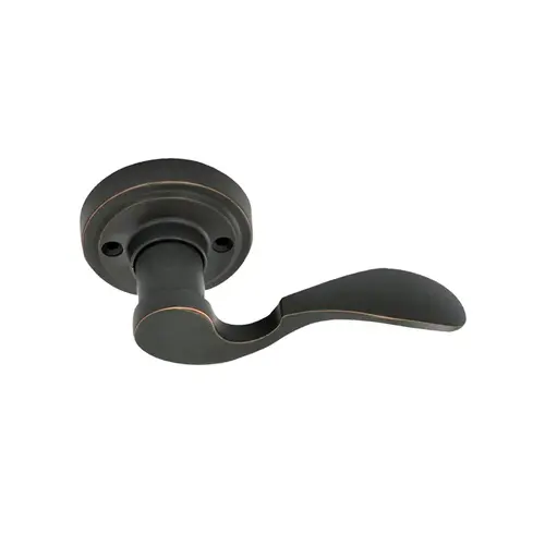 Dolores Park Door Lever Handleset Trim RT Oil Rubbed Bronze - pack of 2