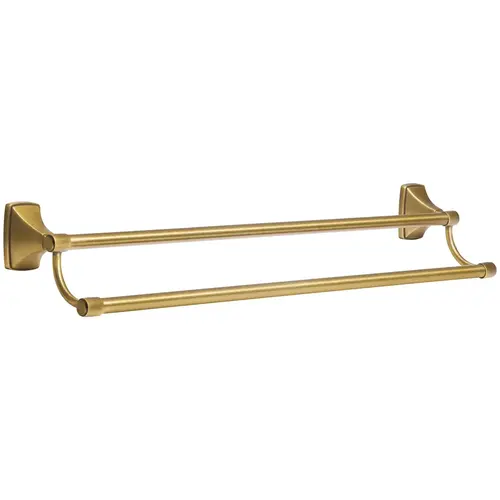 24" (610 mm) Clarendon Double Towel Bar Gilded Bronze Finish 24" (610 mm) Clarendon Double Towel Bar Gilded Bronze Finish