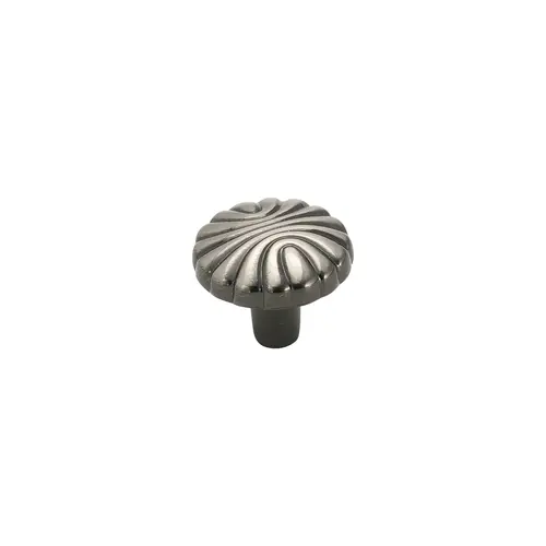 1-1/4" (32 mm) Natural Elegance Cabinet Knob Satin Nickel Finish Pewter 1-1/4" (32 mm) Natural Elegance Cabinet Knob Satin Nickel Finish Pewter
