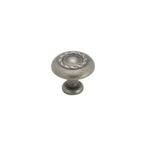 1-1/4" (32 mm) Diameter Inspirations Cabinet Knob Weathered Nickel Finish 1-1/4" (32 mm) Diameter Inspirations Cabinet Knob Weathered Nickel Finish