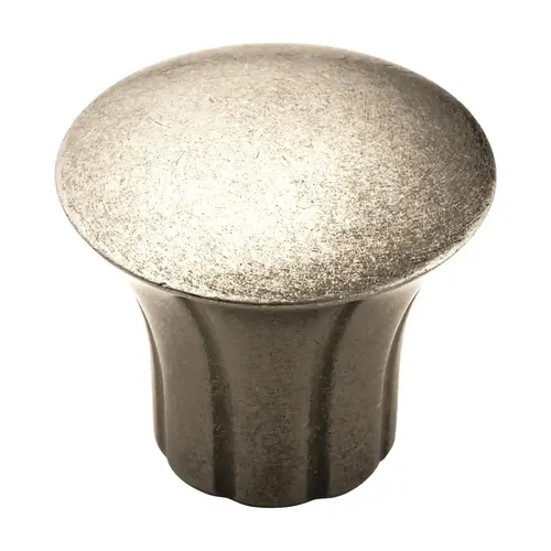 1-5/16" (33 mm) Diameter Vasari Cabinet Knob Antique Nickel Finish 1-5/16" (33 mm) Diameter Vasari Cabinet Knob Antique Nickel Finish