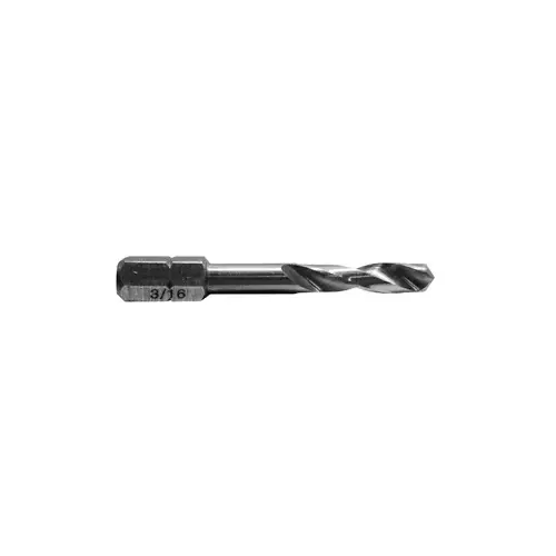 3/16" Stubby Hex Shank Drill 3/16" Stubby Hex Shank Drill