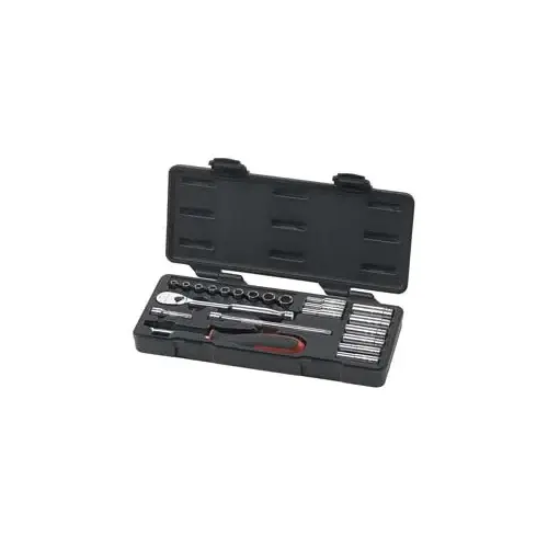 22 pc. 1/4 Drive SAE Socket 22 pc. 1/4 Drive SAE Socket