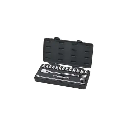 18 pc. 1/2 Drive Metric 18 pc. 1/2 Drive Metric