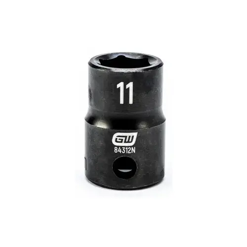 3/8" Drive 11mm Shallow Impact 3/8" Drive 11mm Shallow Impact