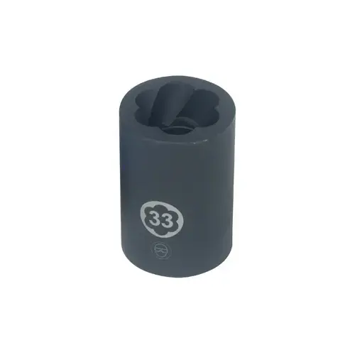 3/4" Drive 33mm Twist Socket 3/4" Drive 33mm Twist Socket