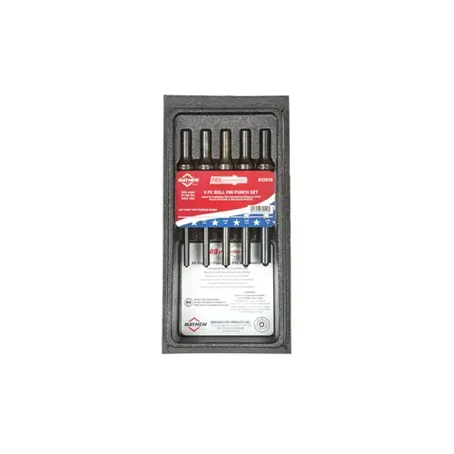 5 Pc Pneumatic Pilot Punch Set 5 Pc Pneumatic Pilot Punch Set
