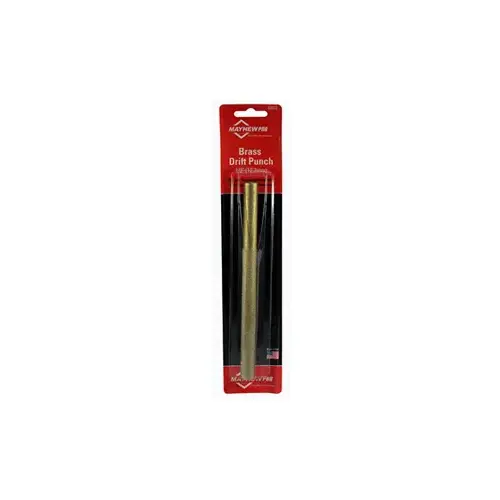 1/2" Brass Drift Punch 1/2" Brass Drift Punch