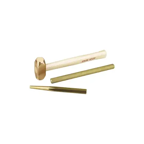 3PC Brass Hammer and Punch Set 3PC Brass Hammer and Punch Set