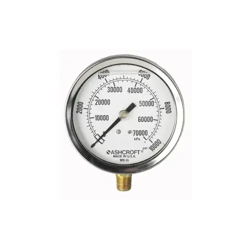 2-1/2" Dia Pressure Gauge 1/4" 2-1/2" Dia Pressure Gauge 1/4"