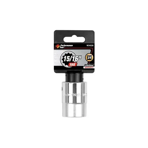3/4" Dr 15/16" 12Pt Socket 3/4" Dr 15/16" 12Pt Socket