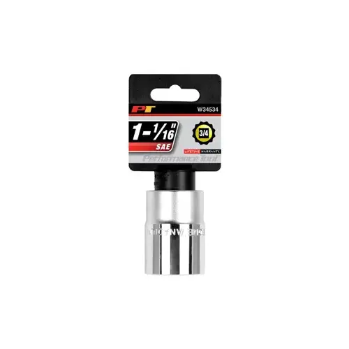 3/4" Dr 1-1/16" 12pt Socket 3/4" Dr 1-1/16" 12pt Socket