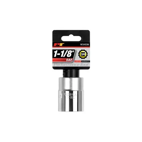 3/4" Dr 1-1/8" 12pt Socket 3/4" Dr 1-1/8" 12pt Socket