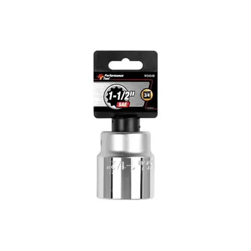 3/4" Dr 1-1/2" 12Pt Socket 3/4" Dr 1-1/2" 12Pt Socket