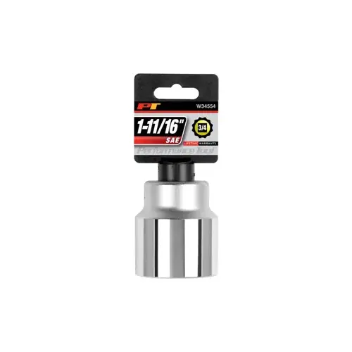 3/4" Dr 1-11/16" 12pt Socket 3/4" Dr 1-11/16" 12pt Socket