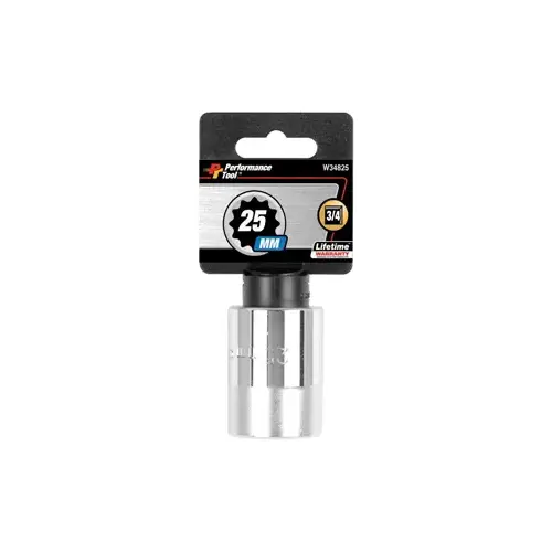 3/4" Dr 25mm 12pt Socket 3/4" Dr 25mm 12pt Socket