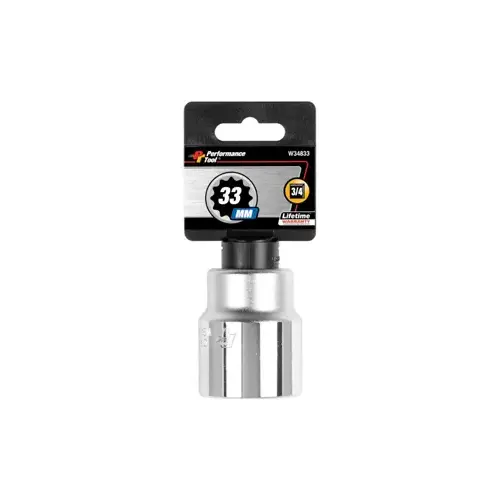 3/4" Dr 33mm 12pt Socket 3/4" Dr 33mm 12pt Socket