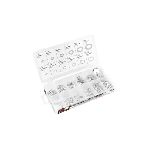 350 Piece Lock & Flat Washer 350 Piece Lock & Flat Washer