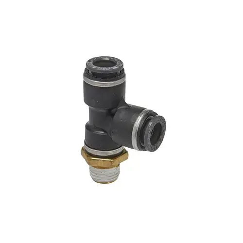 Male Run Tee 3/8" Tube X 1/4" Male Run Tee 3/8" Tube X 1/4"