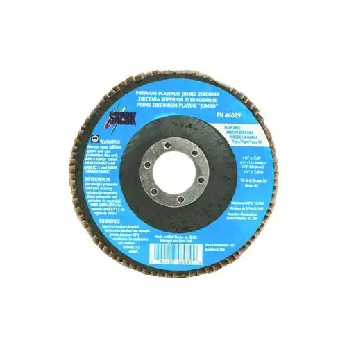 4-1/2" x 7/8" Zirconia Type 27 4-1/2" x 7/8" Zirconia Type 27