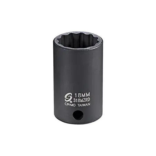 3/8" Dr. 18mm 12pt Semi-Deep 3/8" Dr. 18mm 12pt Semi-Deep