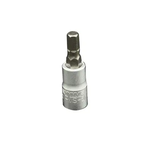 6MM 3/8" Dr Satin Chrome Hex 6MM 3/8" Dr Satin Chrome Hex