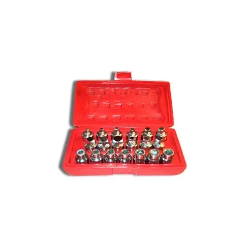 19 Piece 1/2" Drive Drain Plug 19 Piece 1/2" Drive Drain Plug
