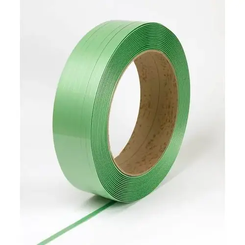 1/2"wx0.020" Thkx7k LG Poly 600# 16x6 Dy Grn Pallet Of 28 1/2"wx0.020" Thkx7k LG Poly 600# 16x6 Dy Grn Pallet Of 28