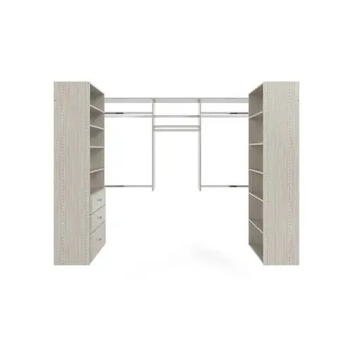 8-Foot X 4-Foot U-Shape Walk-In Closet Weathered Grey 8-Foot X 4-Foot U-Shape Walk-In Closet Weathered Grey