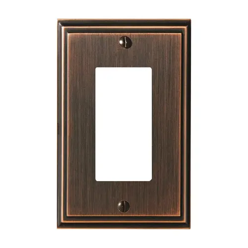 Mulholland Single Rocker Switch Wall Plate Oil Rubbed Bronze Finish Mulholland Single Rocker Switch Wall Plate Oil Rubbed Bronze Finish