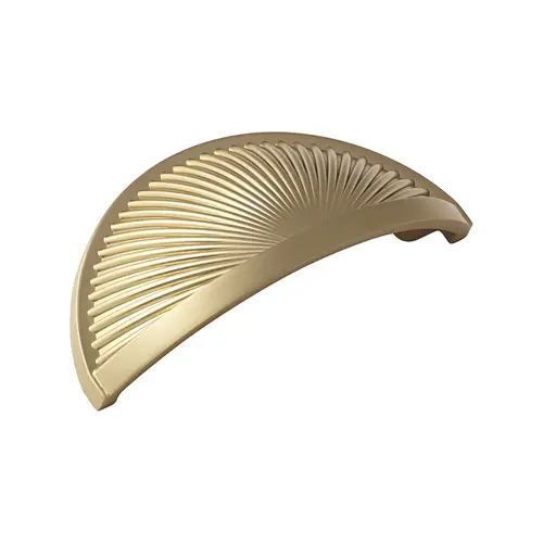 3" (76 mm) Center to Center Sea Grass Cabinet Cup Pull Golden Champagne Finish 3" (76 mm) Center to Center Sea Grass Cabinet Cup Pull Golden Champagne Finish