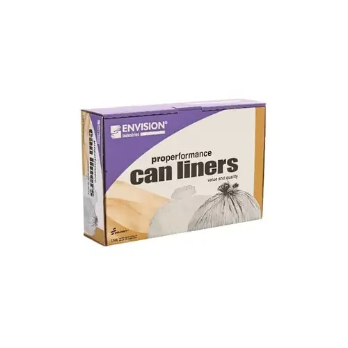 Can Liner, Low Density, Coreless Roll, Gray, 40" X 46" - pack of 125 Can Liner, Low Density, Coreless Roll, Gray, 40" X 46" - pack of 125