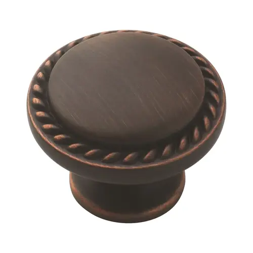 1-3/16" (30 mm) Diameter Allison Value Cabinet Knob Oil Rubbed Bronze Finish 1-3/16" (30 mm) Diameter Allison Value Cabinet Knob Oil Rubbed Bronze Finish