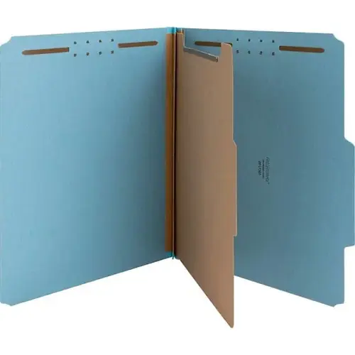 1/3 Tab Letter Classification Folder 8.5" X 11" Blue - pack of 10 1/3 Tab Letter Classification Folder 8.5" X 11" Blue - pack of 10