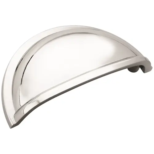 3" (76 mm) Center to Center Allison Cabinet Cup Pull Bright Chrome Finish 3" (76 mm) Center to Center Allison Cabinet Cup Pull Bright Chrome Finish