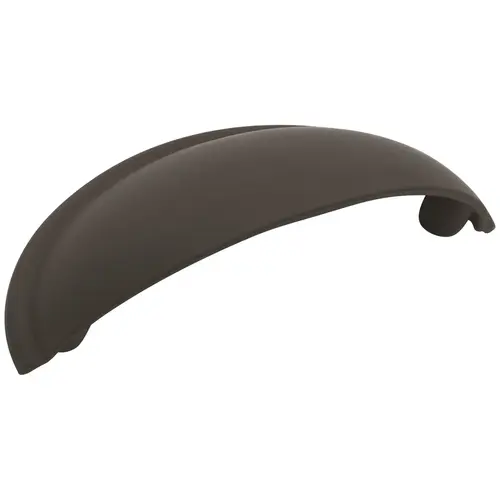 2-1/2" (64 mm) Center to Center Allison Cabinet Cup Pull Flat Black Finish 2-1/2" (64 mm) Center to Center Allison Cabinet Cup Pull Flat Black Finish